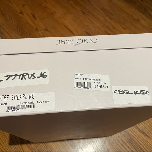 Jimmy Choo chocolate shearling boots size 38 - Picture 2 of 16